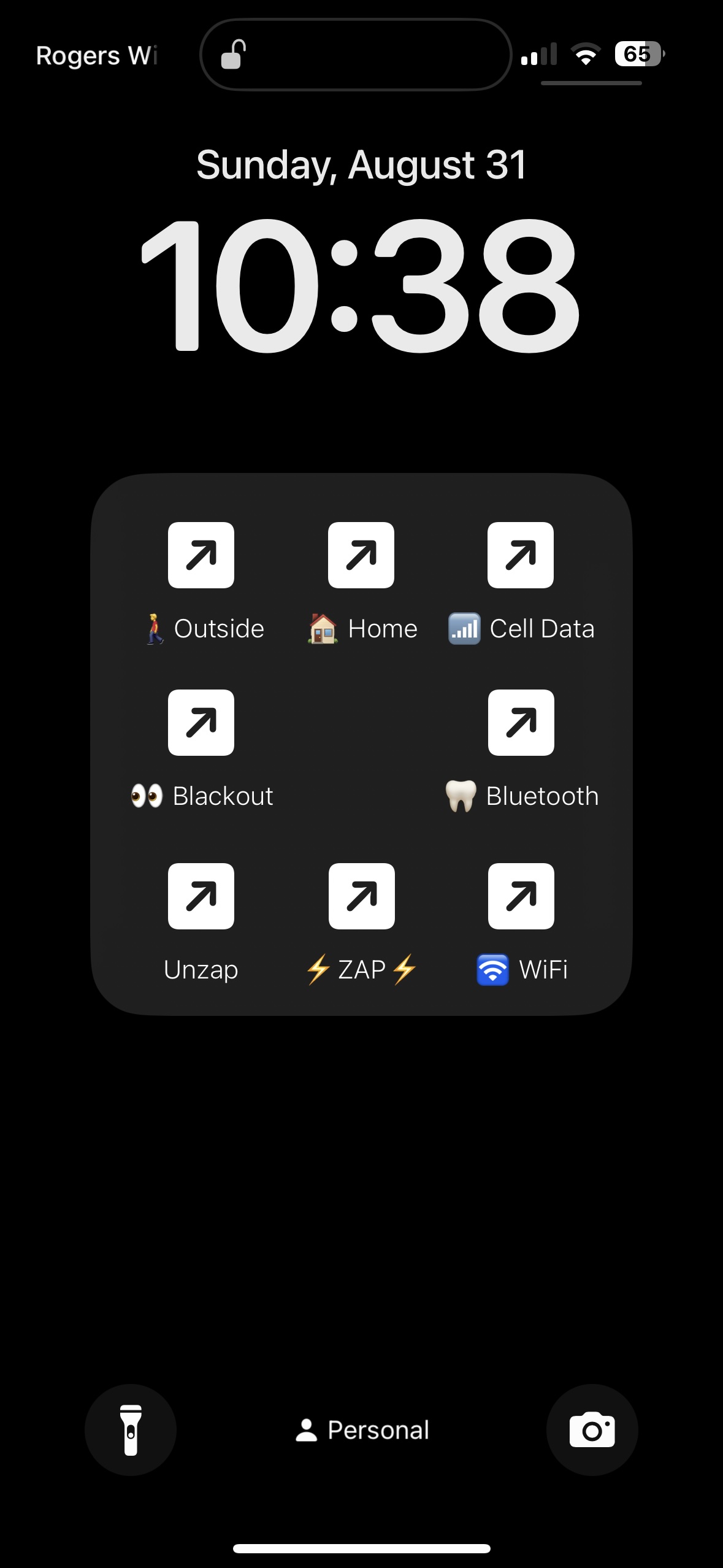 AssistiveTouch shortcuts