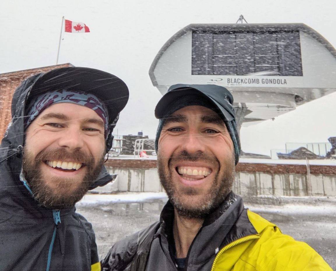 Ross and Martin atop Blackcomb